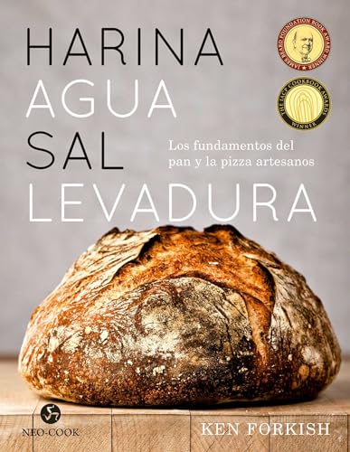 Portada del libro de panadería Harina, agua, sal, levadura