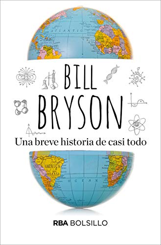 Portada del libro Breve historia de casi todo de Bill Bryson
