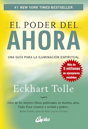 Portada del libro El poder del ahora de Eckhart Tolle