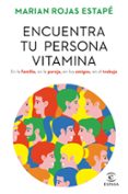 Portada del libro Encuentra tu persona vitamina