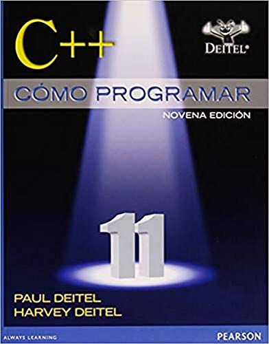 Portada del libro de texto Cómo programar en C++ de Harvey y Paul Deitel