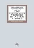 Portada del libro Instituciones y Derecho de la Unión Europea