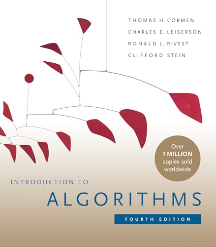 Portada del libro de texto Introduction to Algorithms CLRS de Cormen Leiserson Rivest Stein