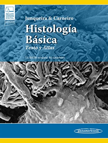 Portada del libro Histología básica: Texto y atlas (Junqueira)