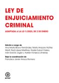 Portada del libro Ley de Enjuiciamiento Criminal