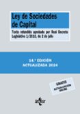 Portada del libro Ley de Sociedades de Capital
