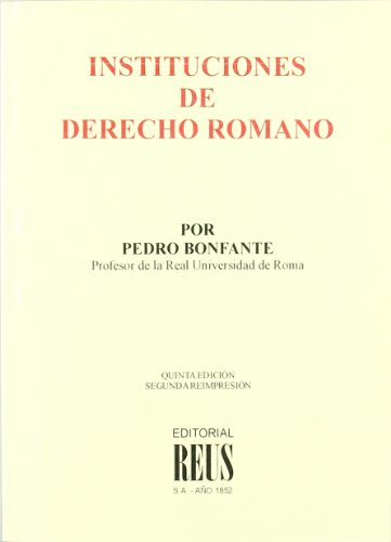 Portada de Instituciones de Derecho Romano de Di Pietro y Lapieza Elli
